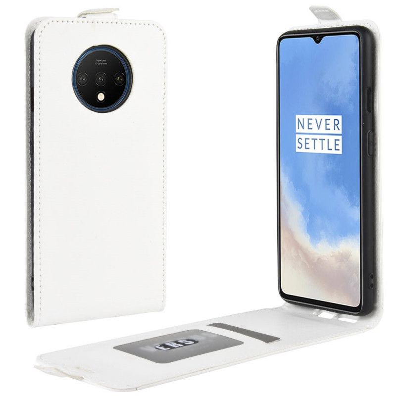 Etui Folio OnePlus 7T Biały Czarny Składany Etui Ochronne