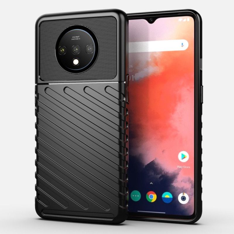 Etui OnePlus 7T Zielony Czarny Seria Grzmotów