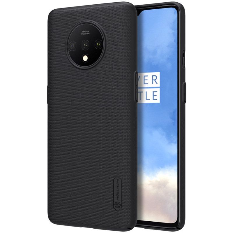 Etui OnePlus 7T Złoty Czarny Sztywny Matowy Nillkin Etui Ochronne