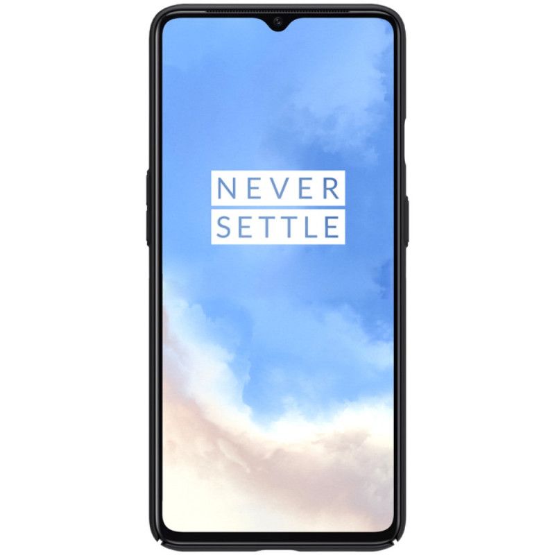 Etui OnePlus 7T Złoty Czarny Sztywny Matowy Nillkin Etui Ochronne