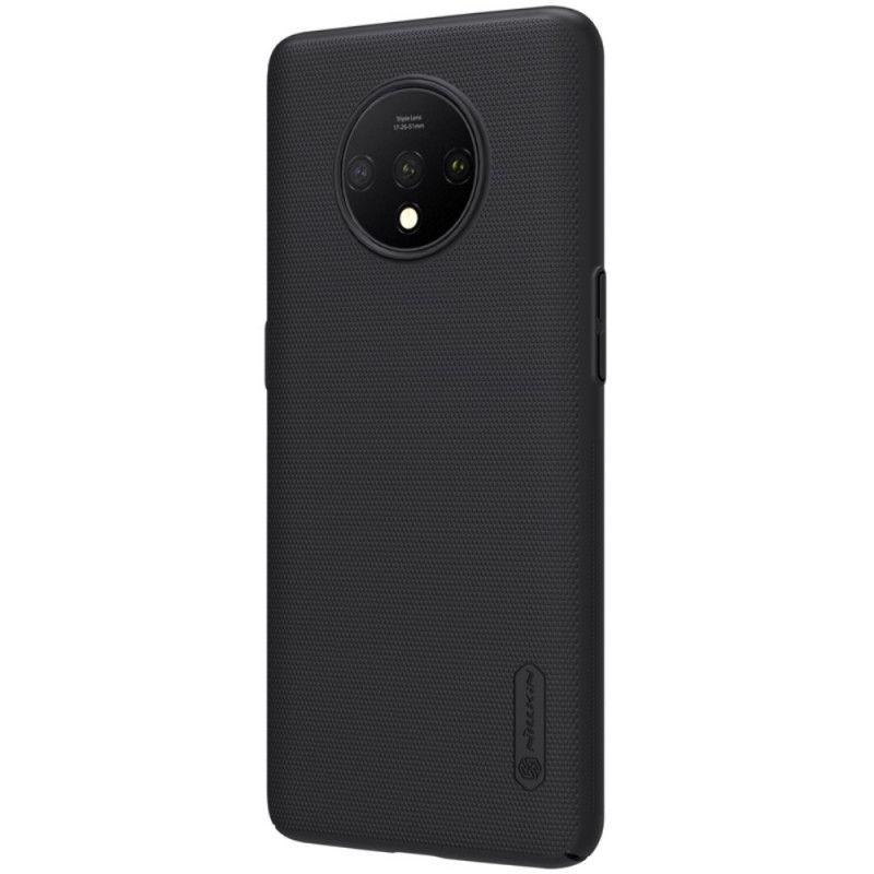 Etui OnePlus 7T Złoty Czarny Sztywny Matowy Nillkin Etui Ochronne