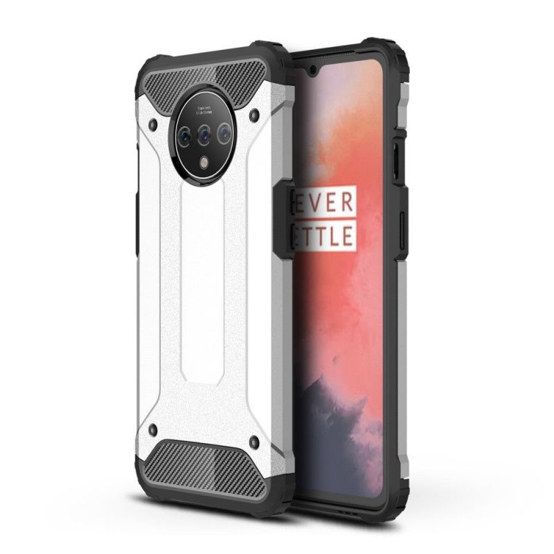 Futerały OnePlus 7T Czerwony Czarny Etui na Telefon Ocalały