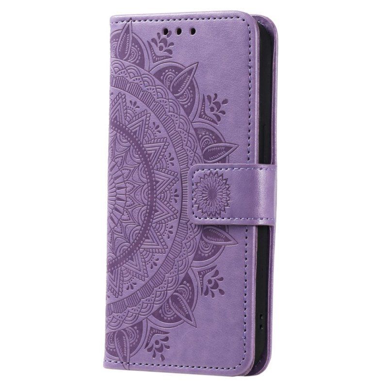 Etui Folio do Xiaomi 13 Mandala Sun Ze Smyczą