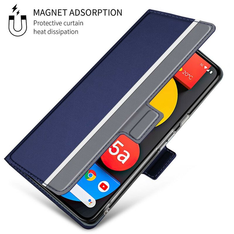 Etui Folio Google Pixel 5a 5g Bicolor Baiyu Series Etui Ochronne