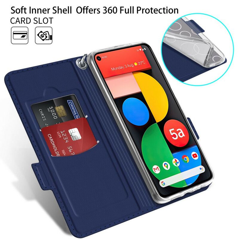 Etui Folio Google Pixel 5a 5g Bicolor Baiyu Series Etui Ochronne