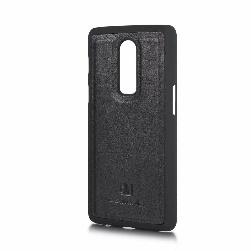 Etui Folio OnePlus 6 Szary Czarny Dg Ming Odłączalny Etui Ochronne