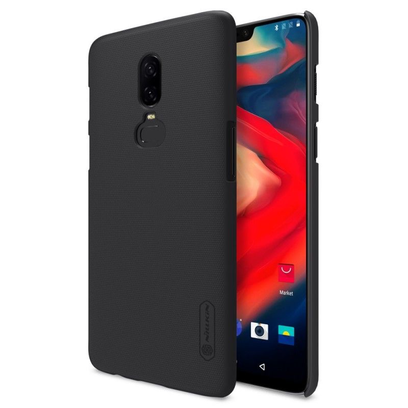 Etui OnePlus 6 Czarny Sztywny Matowy Nillkin Etui Ochronne