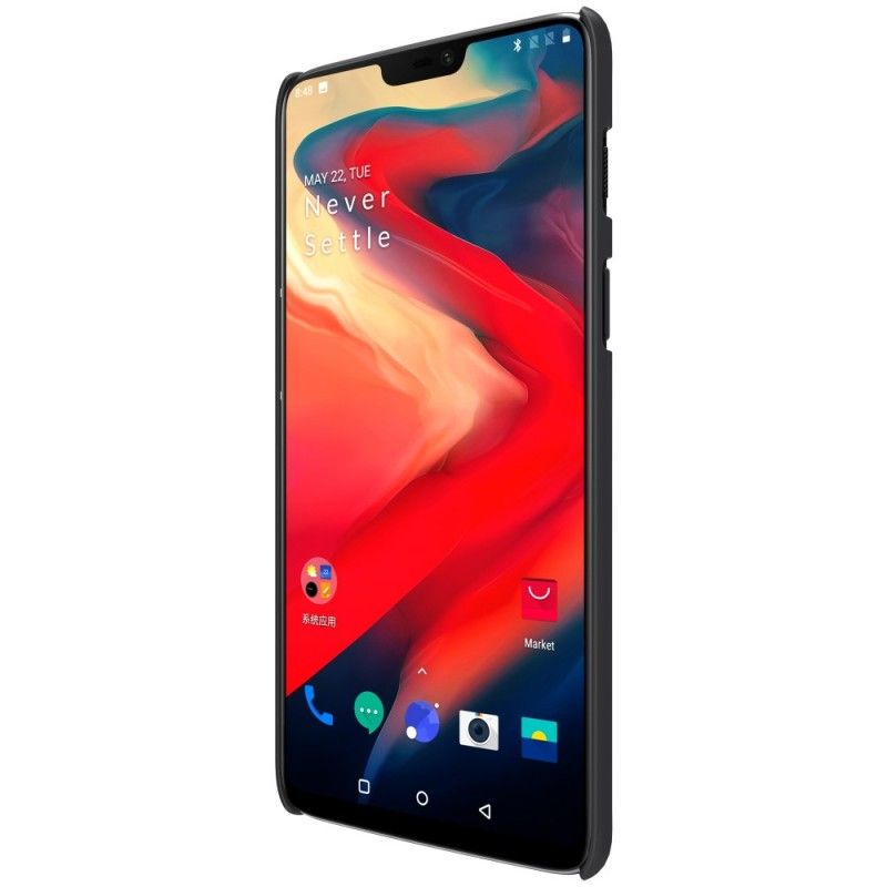 Etui OnePlus 6 Czarny Sztywny Matowy Nillkin Etui Ochronne