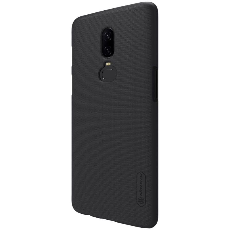 Etui OnePlus 6 Czarny Sztywny Matowy Nillkin Etui Ochronne