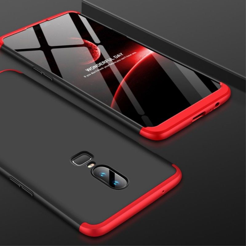 Etui OnePlus 6 Czerwony Czarny Odłączany Gkk