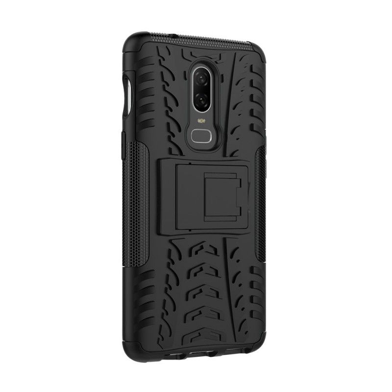 Etui OnePlus 6 Szary Czarny Ultra Odporny