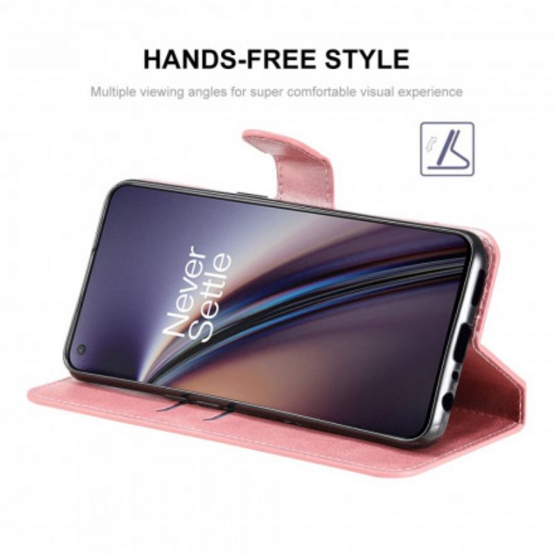 Etui Folio Do Oneplus Nord Ce 5g Enkay Sztuczna Skóra