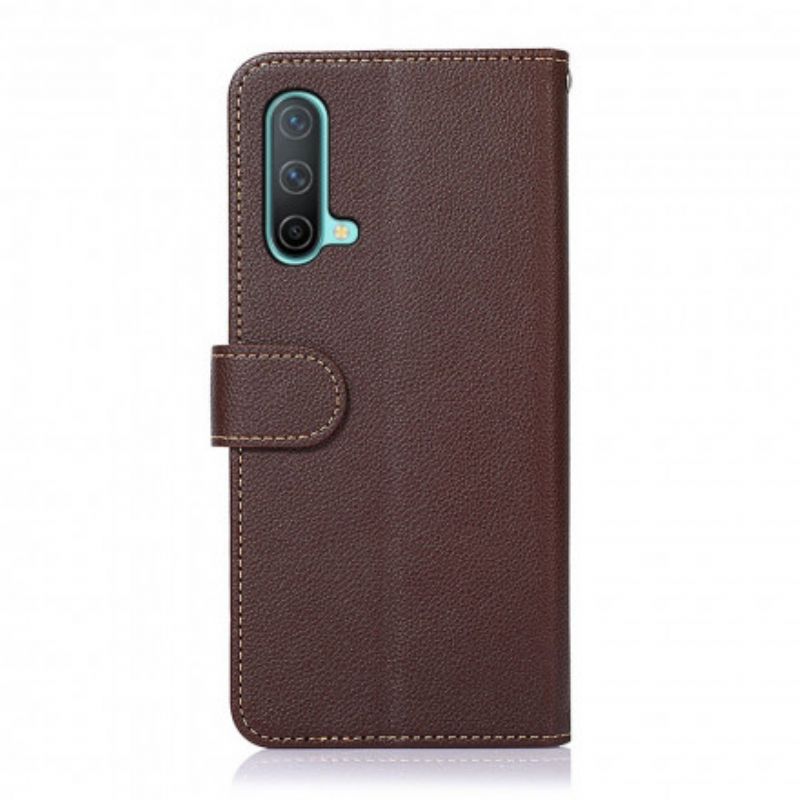 Etui Folio Do Oneplus Nord Ce 5g Lychee Style Rfid Khazneh