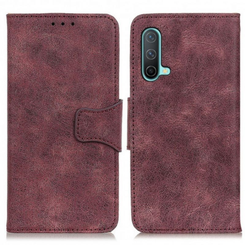 Etui Folio Do Oneplus Nord Ce 5g Vintage Split Skóra