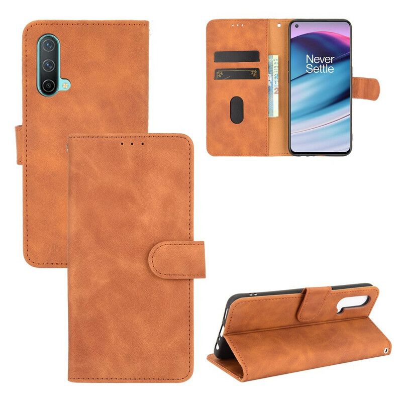 Etui Folio Oneplus Nord Ce 5g Dotyk Skóry Etui Ochronne