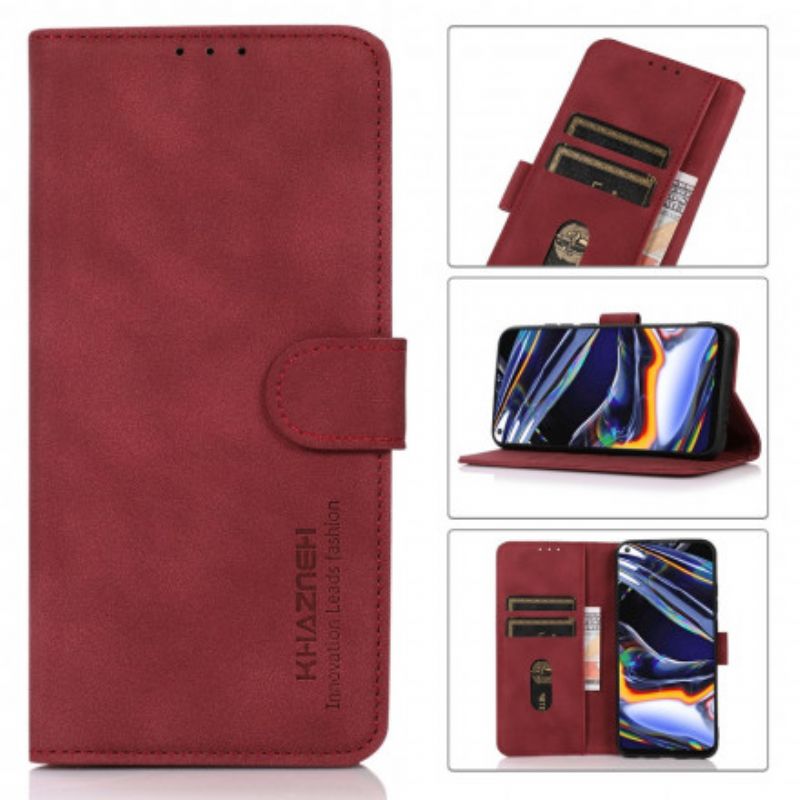 Etui Folio Oneplus Nord Ce 5g Efekt Skóry Moda Khazneh Etui Ochronne