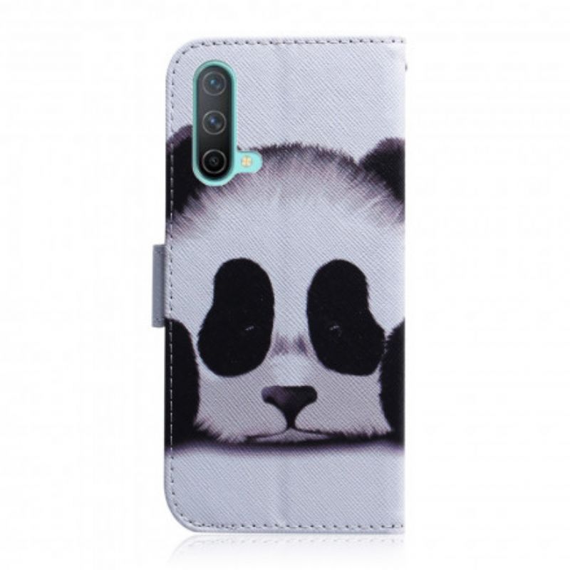 Etui Folio Oneplus Nord Ce 5g Twarz Pandy Etui Ochronne