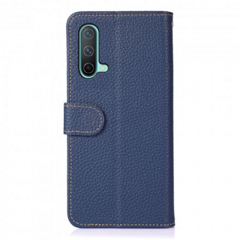 Pokrowce Oneplus Nord Ce 5g Litchi Leather Khazneh Rfid