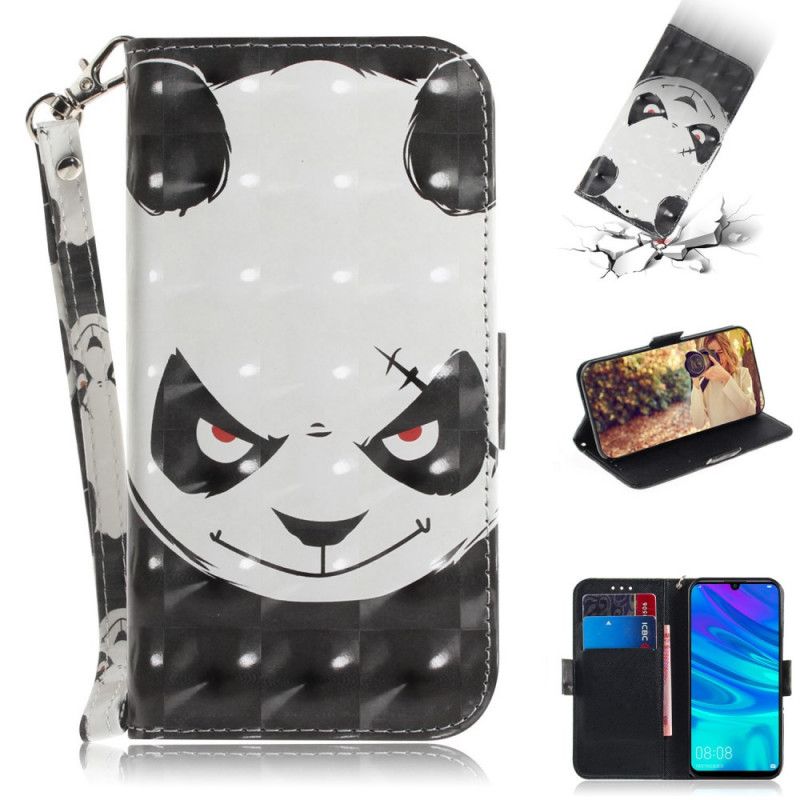 Etui Folio Huawei P Smart Plus 2019 Wściekła Panda Etui Ochronne