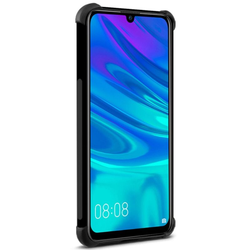 Etui Huawei P Smart Plus 2019 Szary Czarny Z Filmem Ekranowym Imak