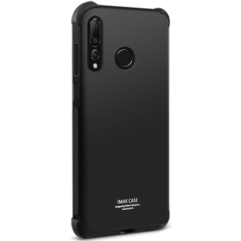 Etui Huawei P Smart Plus 2019 Szary Czarny Z Filmem Ekranowym Imak