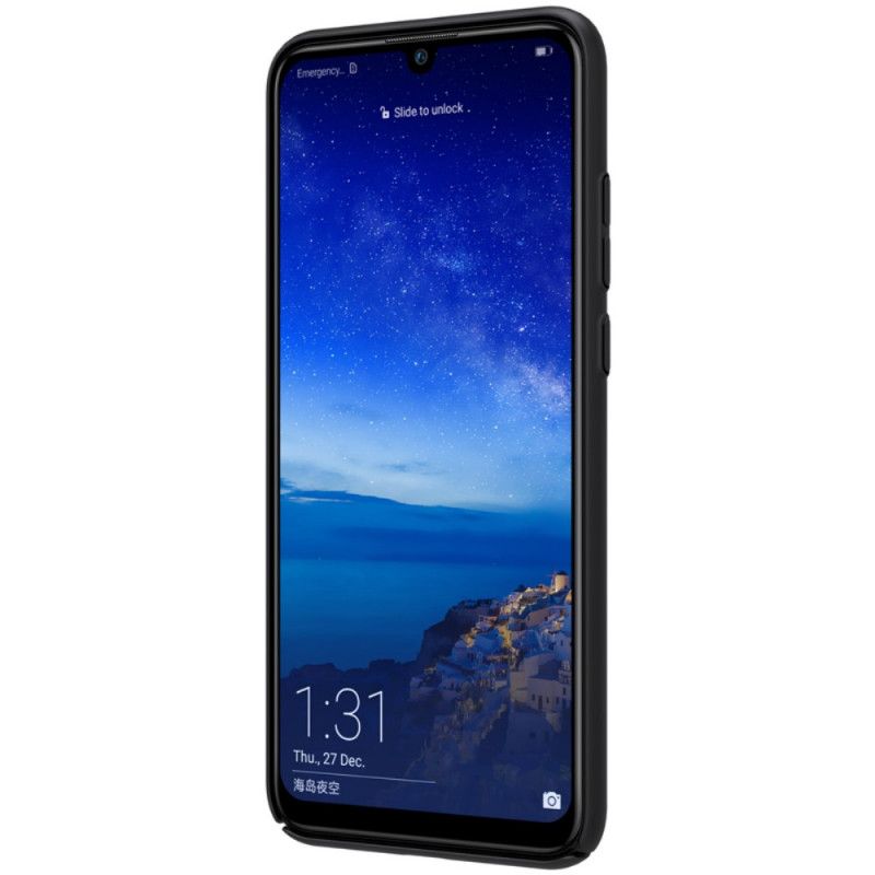 Etui Huawei P Smart Plus 2019 Złoty Czerwony Sztywny Matowy Nillkin