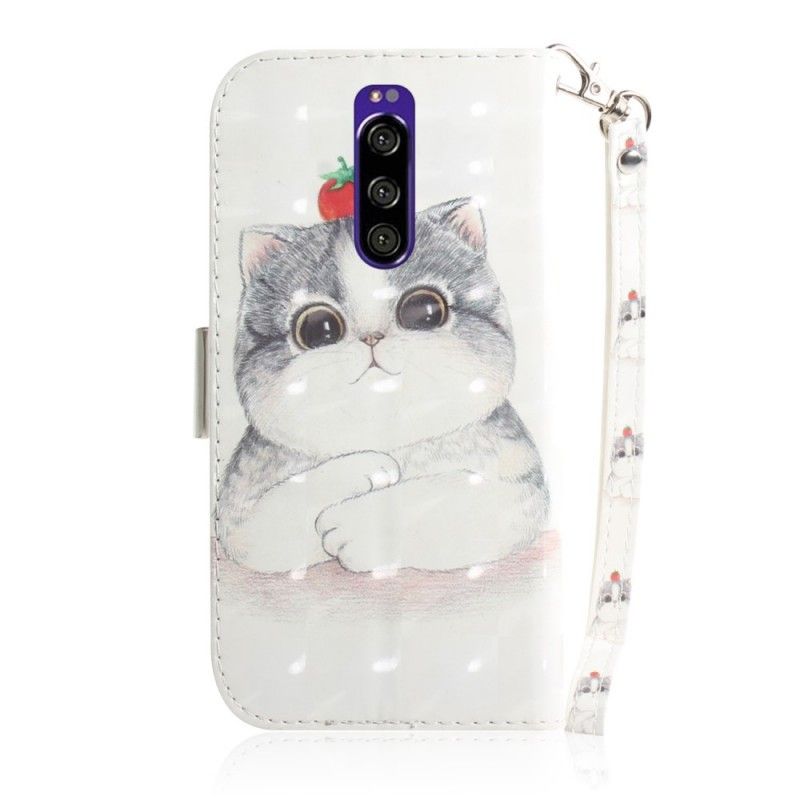 Etui Folio Sony Xperia 1 Pomidor Na Stringach Cat