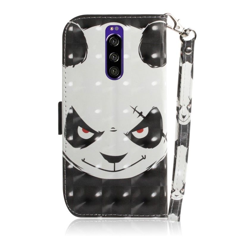 Etui Folio Sony Xperia 1 Wściekła Panda Ze Stringami