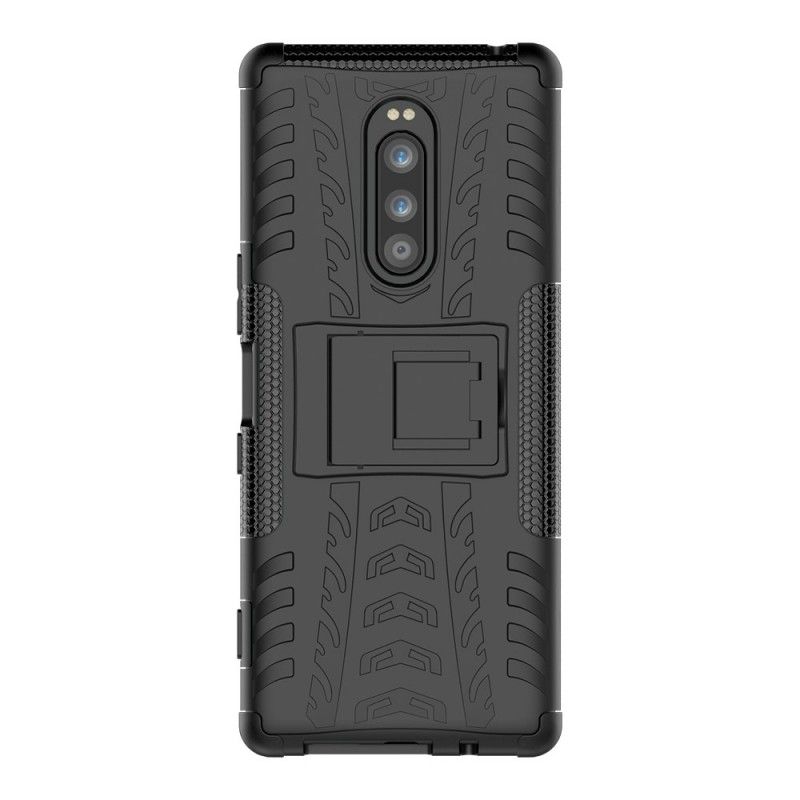 Etui Sony Xperia 1 Biały Czarny Ultra Odporny Etui Ochronne