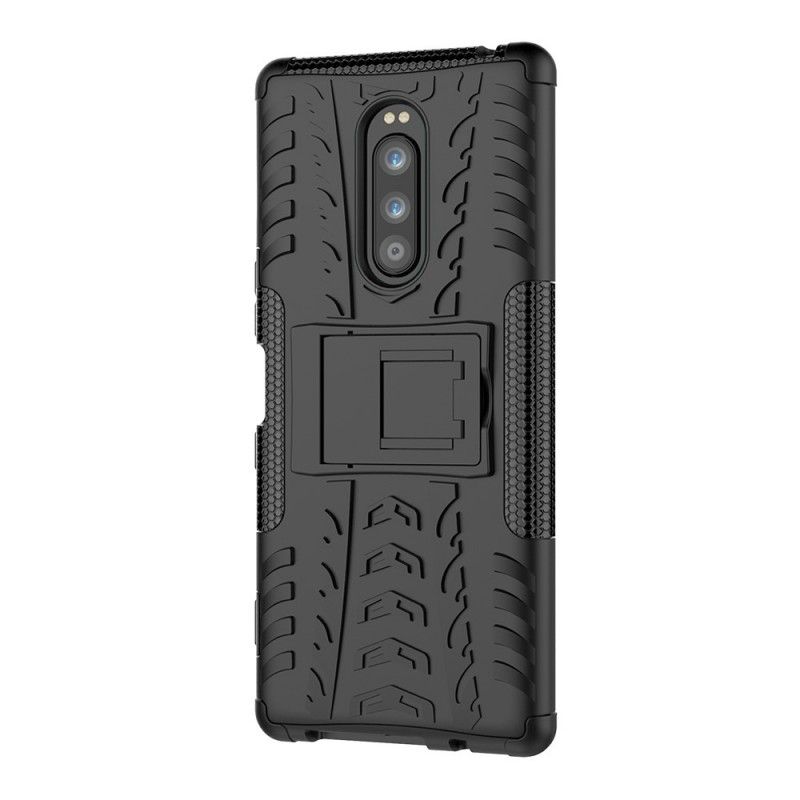 Etui Sony Xperia 1 Biały Czarny Ultra Odporny Etui Ochronne