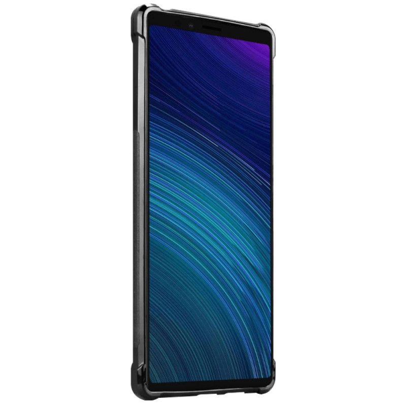 Futerały Sony Xperia 1 Etui na Telefon imak Vega Series Szczotkowane Włókno Węglowe