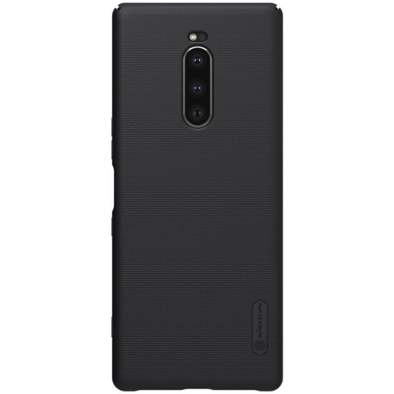 Futerały Sony Xperia 1 Złoty Czerwony Etui na Telefon Sztywny Matowy Nillkin