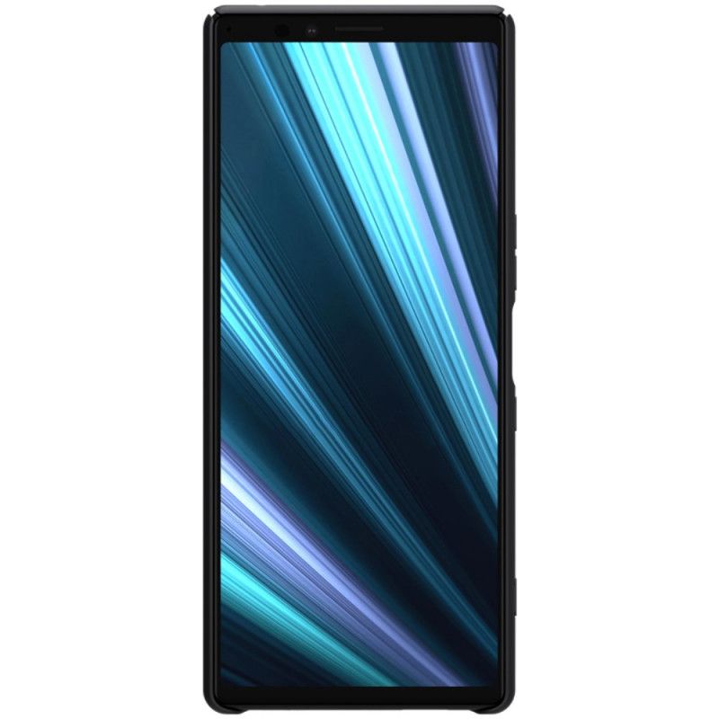 Futerały Sony Xperia 1 Złoty Czerwony Etui na Telefon Sztywny Matowy Nillkin