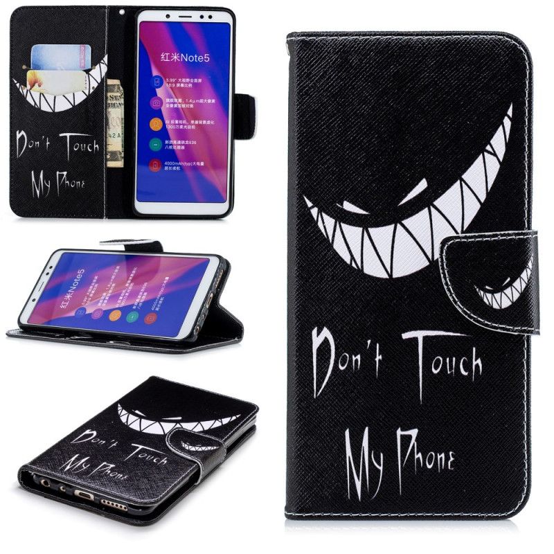 Etui Folio Xiaomi Redmi Note 5 Diabelski Telefon Etui Ochronne