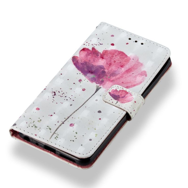 Etui Folio Xiaomi Redmi Note 5 Mak Akwarela Etui Ochronne