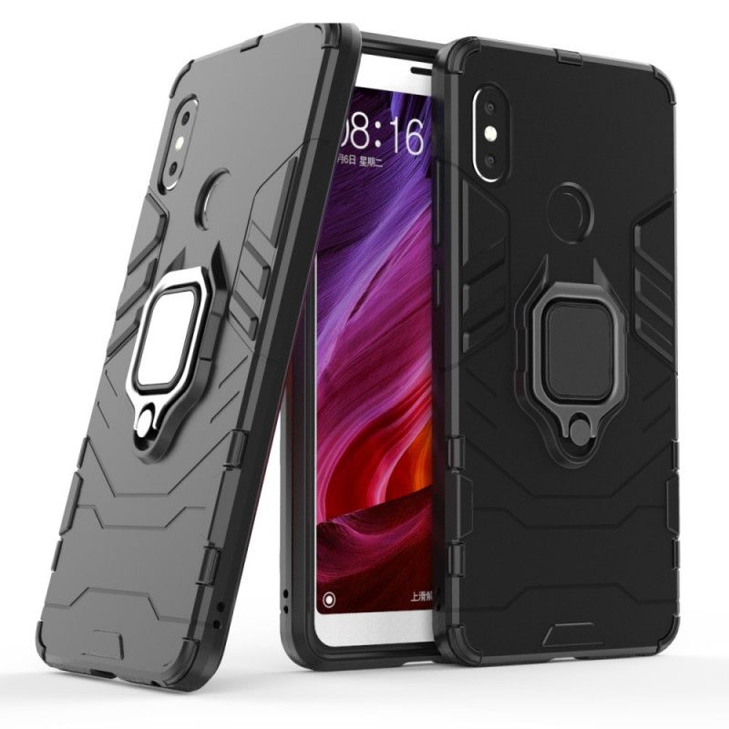 Etui Xiaomi Redmi Note 5 Czerwony Czarny Pierścień Oporowy