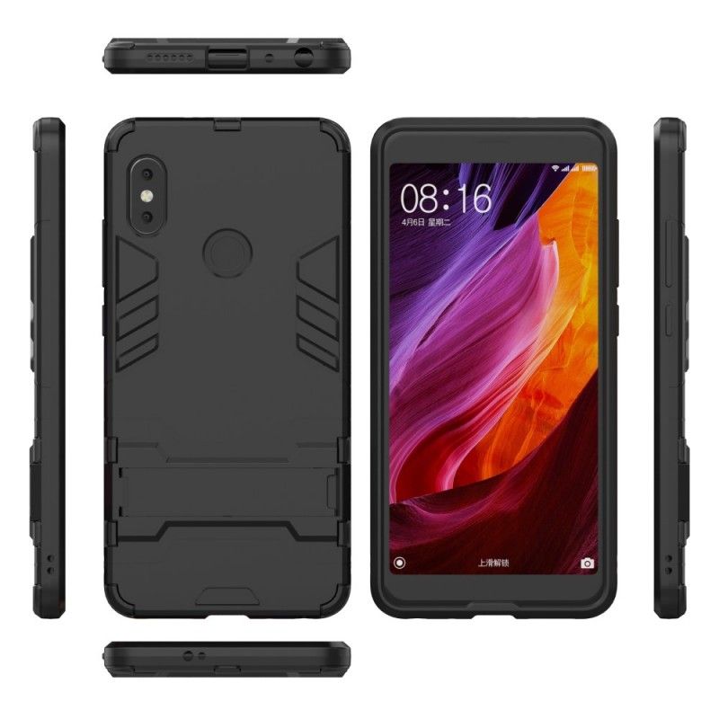 Etui Xiaomi Redmi Note 5 Czerwony Czarny Ultra Odporny