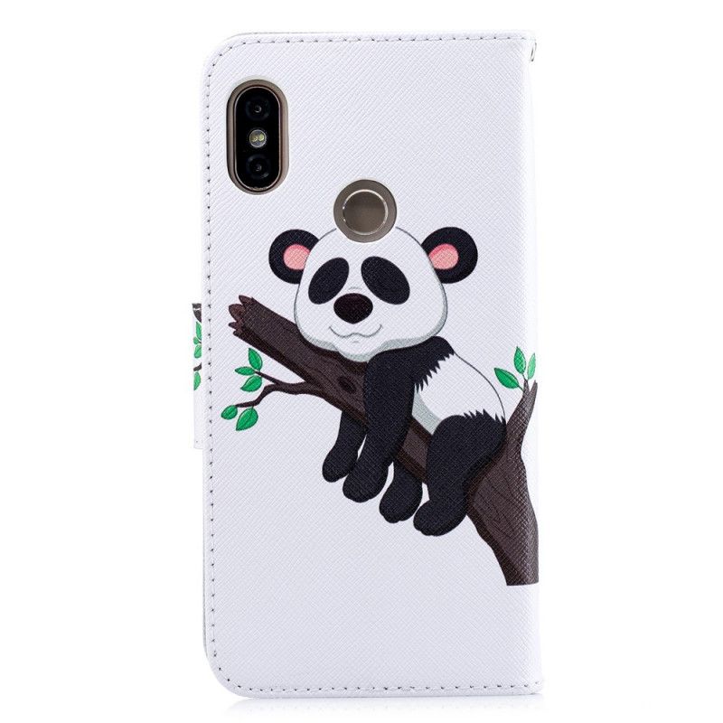 Obudowa Xiaomi Redmi Note 5 Etui na Telefon Leniwa Panda