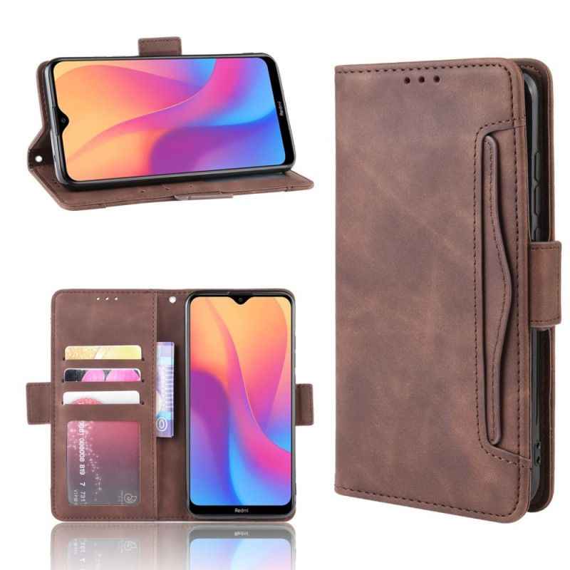 Etui Folio Xiaomi Redmi 8A Czerwony Czarny Multikarta Pierwszej Klasy Etui Ochronne