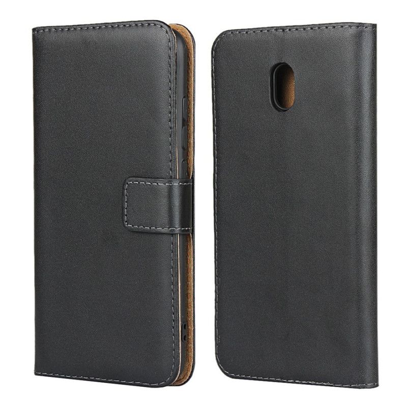 Etui Folio Xiaomi Redmi 8A Elegancka Prawdziwa Skóra Etui Ochronne