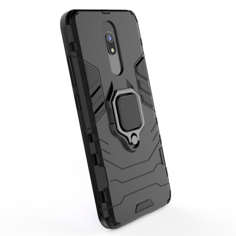 Etui Xiaomi Redmi 8A Czerwony Czarny Pierścień Oporowy