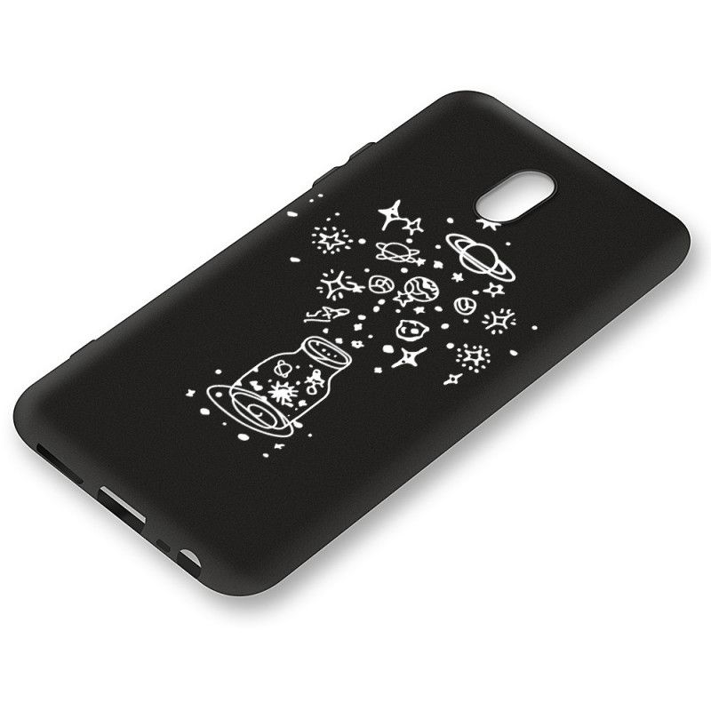 Etui Xiaomi Redmi 8A Elastyczna Grafika Silikonowa Etui Ochronne