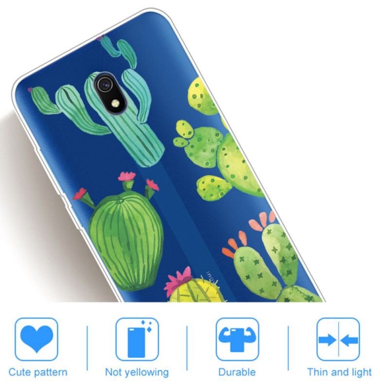 Etui Xiaomi Redmi 8A Kaktus Akwarelowy Etui Ochronne