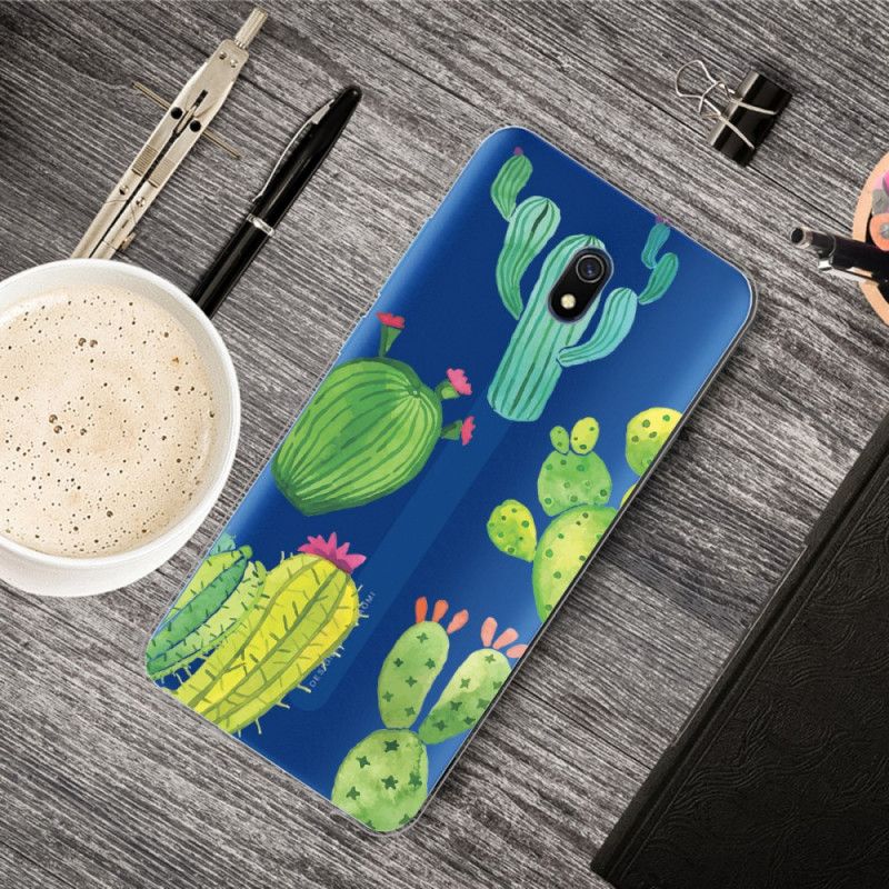 Etui Xiaomi Redmi 8A Kaktus Akwarelowy Etui Ochronne