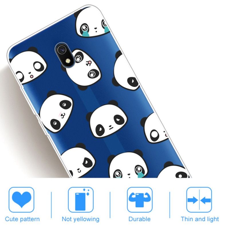 Etui Xiaomi Redmi 8A Sentymentalne Pandy Etui Ochronne