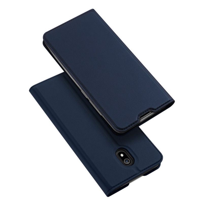 Flip Kotelot Xiaomi Redmi 8A Granatowy Czarny Skórka Z Serii Dux Ducis Pro