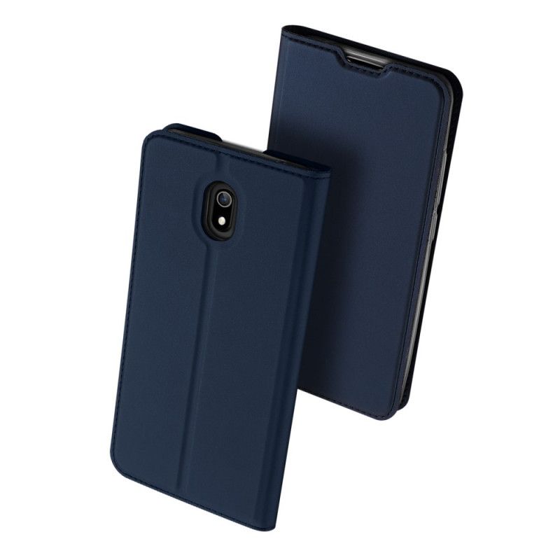 Flip Kotelot Xiaomi Redmi 8A Granatowy Czarny Skórka Z Serii Dux Ducis Pro