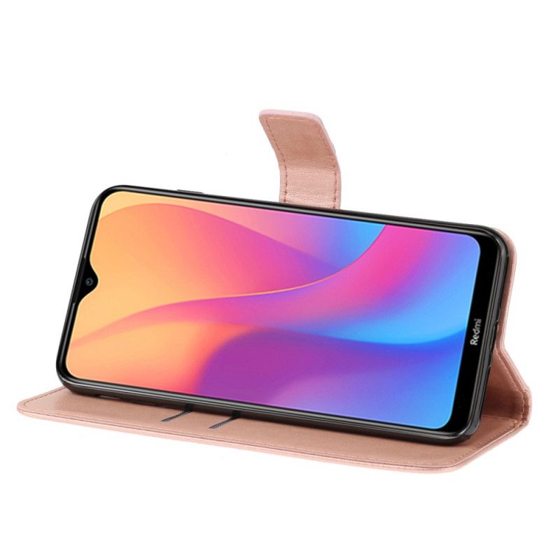 Obudowa Xiaomi Redmi 8A Jasnofioletowy Kolorowe Motyle I Kwiaty