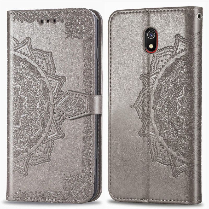 Obudowa Xiaomi Redmi 8A Szary Czarny Mandala W Średnim Wieku