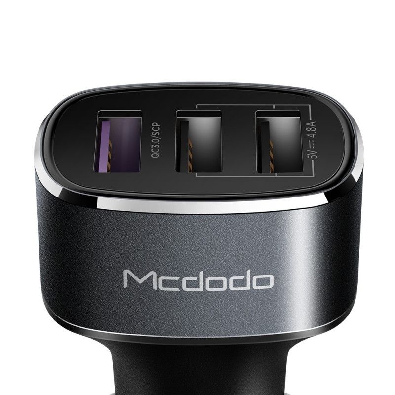 3-Portowa Ładowarka Samochodowa Usb Mcdodo